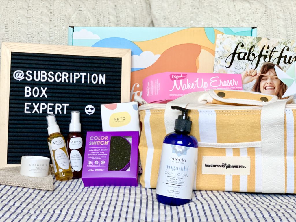 FabFitFun Editor's Box Review - SubscritionBoxExpert