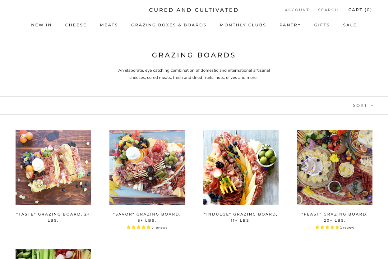 Cured and Cultivated - Best Charcuterie Board Subscription Boxes